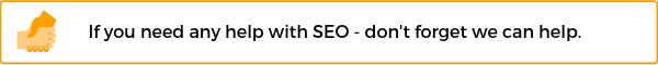 If you need any help with SEO - don't forget we can help